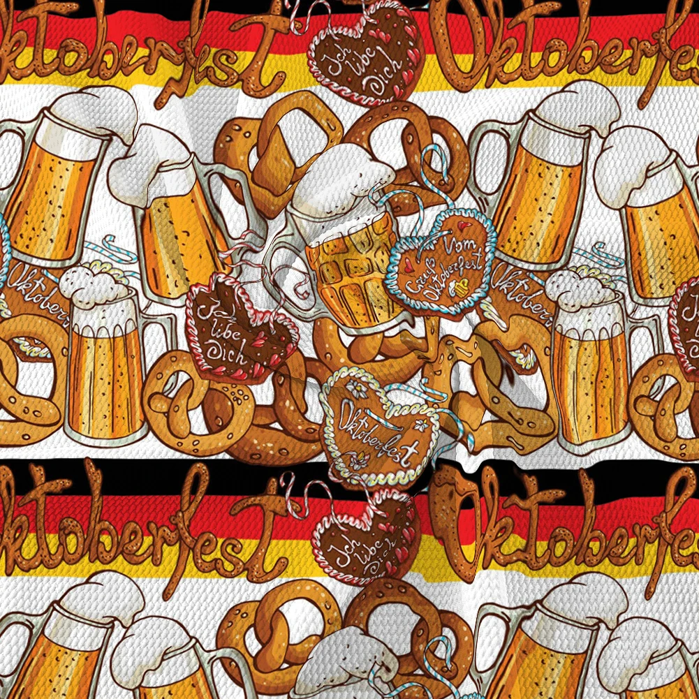 Октоберфест пивной узор печатная пуля текстурированная Ливерпуль Пэчворк Ткань