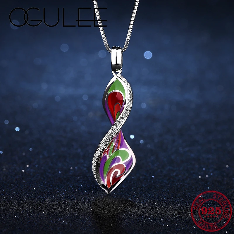 

Женский кулон из серебра 2021 пробы, с розовым растением