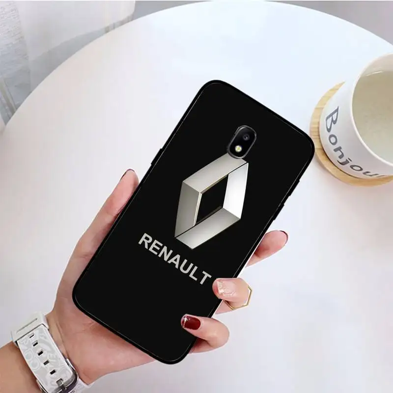 

Car Logo Of RenaulT Phone Cases For Samsung Galaxy J200 J2 Prime J2 Pro J6 2018 J250 J4 Plus J415 J5 Prime J7 J737 J710 J7
