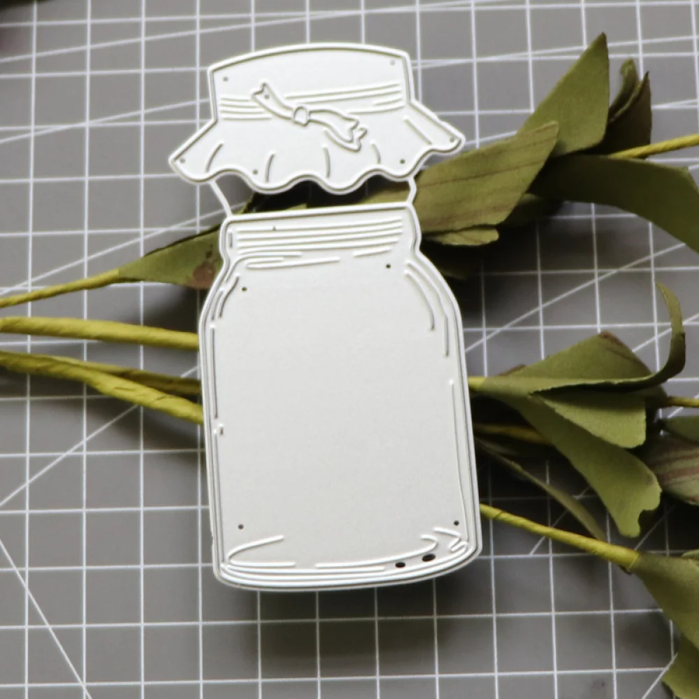 

Drifting Bottle Jug Frame Metal Cutting Dies for Making Card Scrapbooking Stencils Embossing DIY Craft New 2022