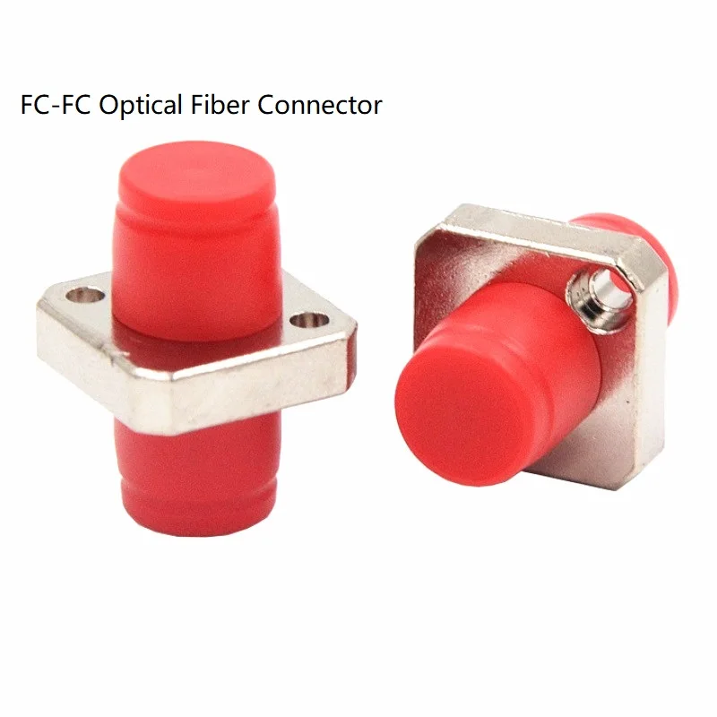 

50pcs/Lot FC Fiber Optic Adapter FC UPC Single Mode Telecom Grade Fiber Optical Adaper Connector