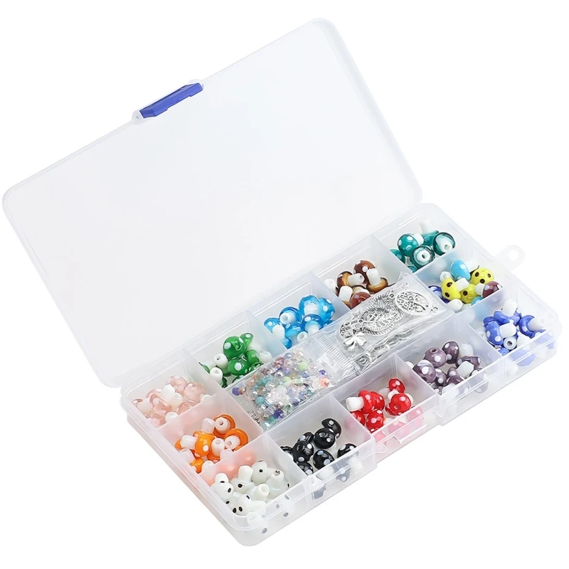 

120 шт., бусины в форме Грибов