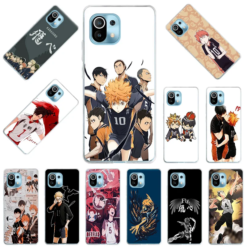 Аниме Haikyuu! Волейбол чехол для телефона Xiaomi Mi 11 ультра 10 10T Pro 9 9T POCO-X3 9SE Note10 Lite TPU