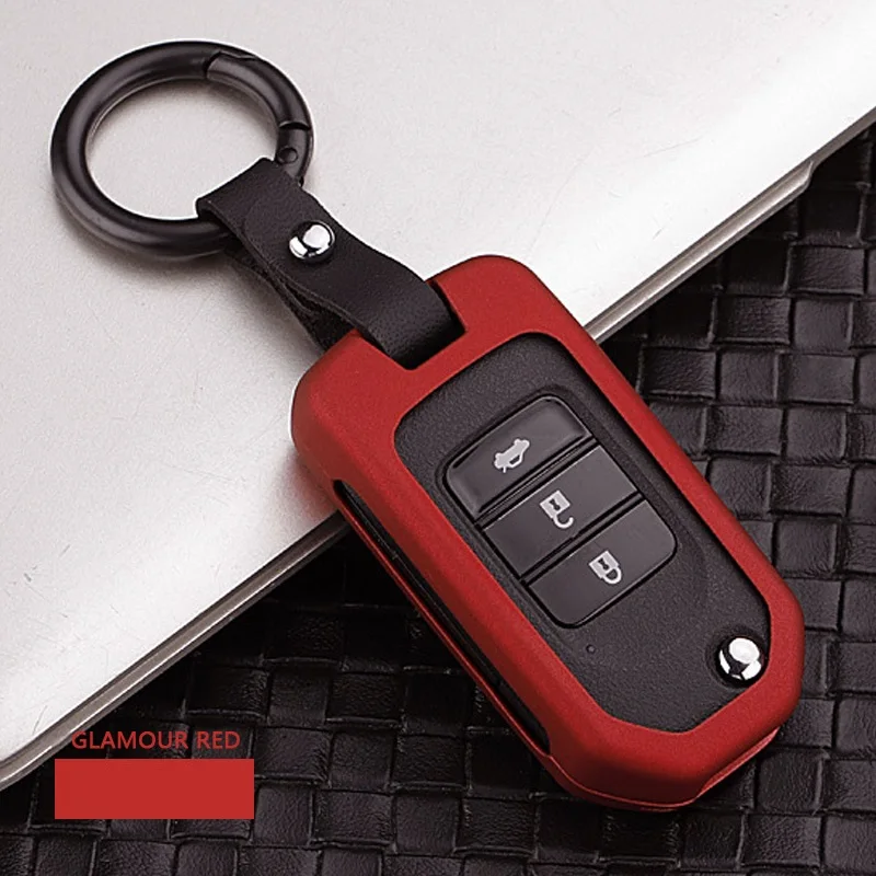 Углеродное волокно брелок для автомобильных ключей Карманный чехол Чехол Honda Civic