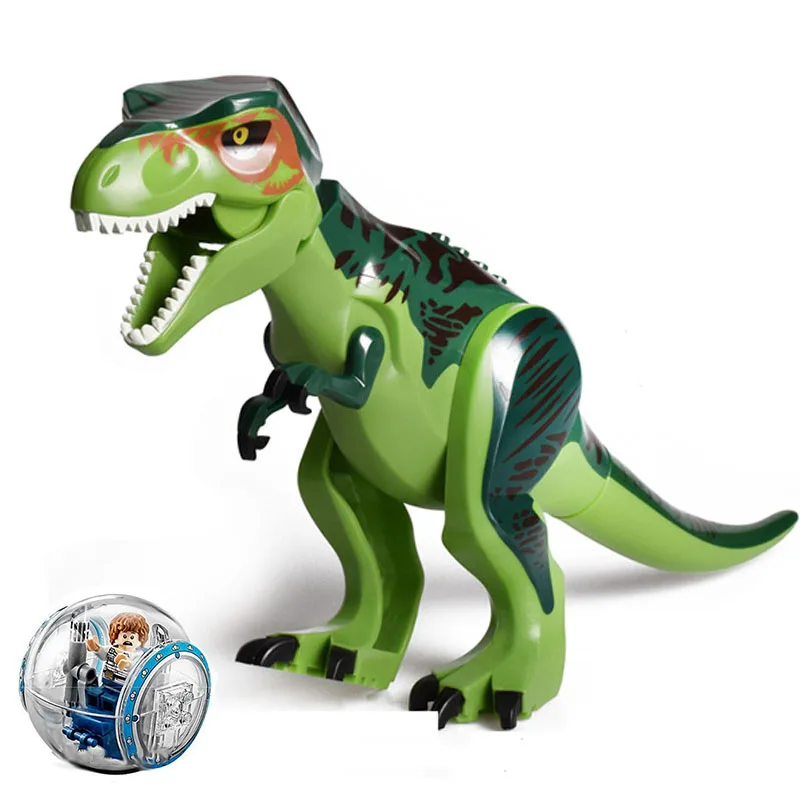 Большой брутальный Раптор здание Юрского периода блоки мир 2 мини динозавр