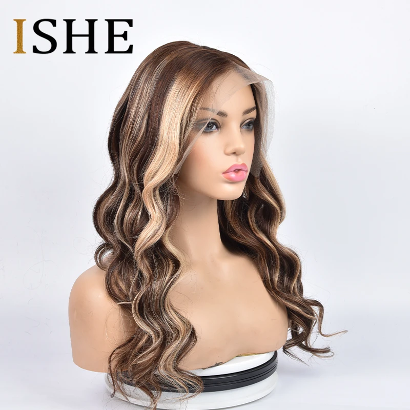 Цветные парики из натуральных волос Омбре 360 кружевных фронтальных париков