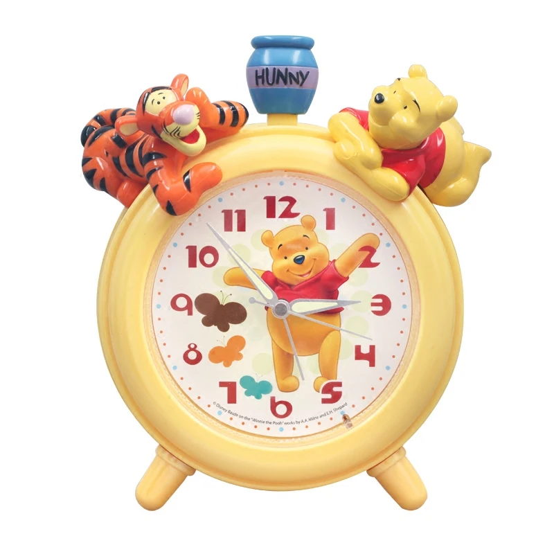 Дисней детский будильник замороженные София Микки отключить в форме сердца