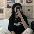 Женская Винтажная Футболка Hunter x Hunter, Повседневная футболка в стиле Харадзюку, с принтом демонов из японского аниме, в стиле панк, в стиле готика, хип-хоп, на лето