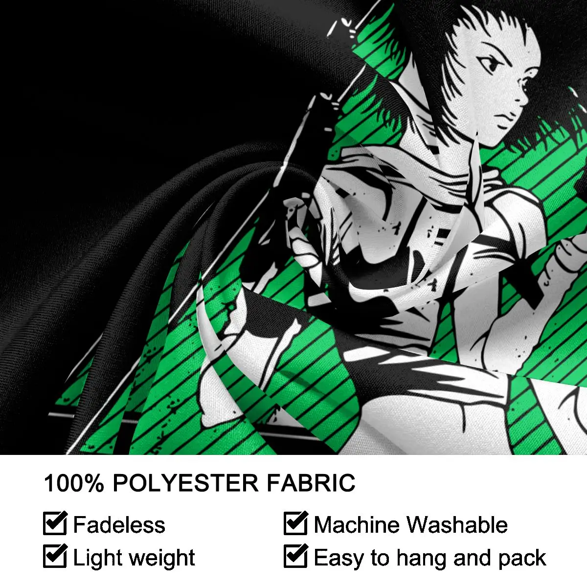 

GITS Ghost In The Shell Tapestry Blanket Curtain Section Motoko Arise Anime Batou Wall Cloth Polyester Picnic Blanket Unique