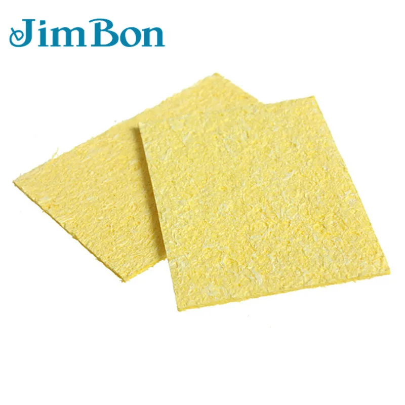 JimBon 100 шт. 50x35 мм припоя очищайте жало паяльника Сварка печатных плат для очистки