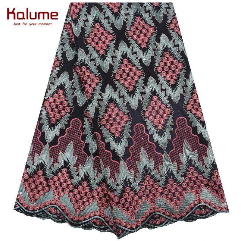 Kalume Новое поступление африканская кружевная ткань новейшая нигерийская