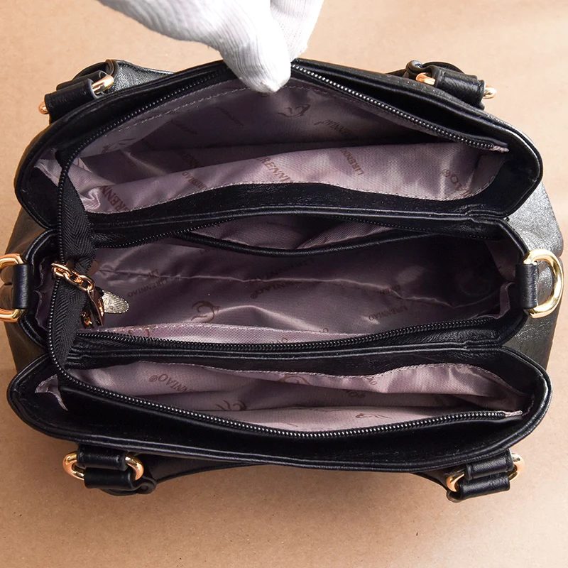 

Ladies Handbag Shoulder Messenger Bag Casual Messenger Bag High Quality Leather Luxury Brand Designer 2020 Fashion Solid Color
