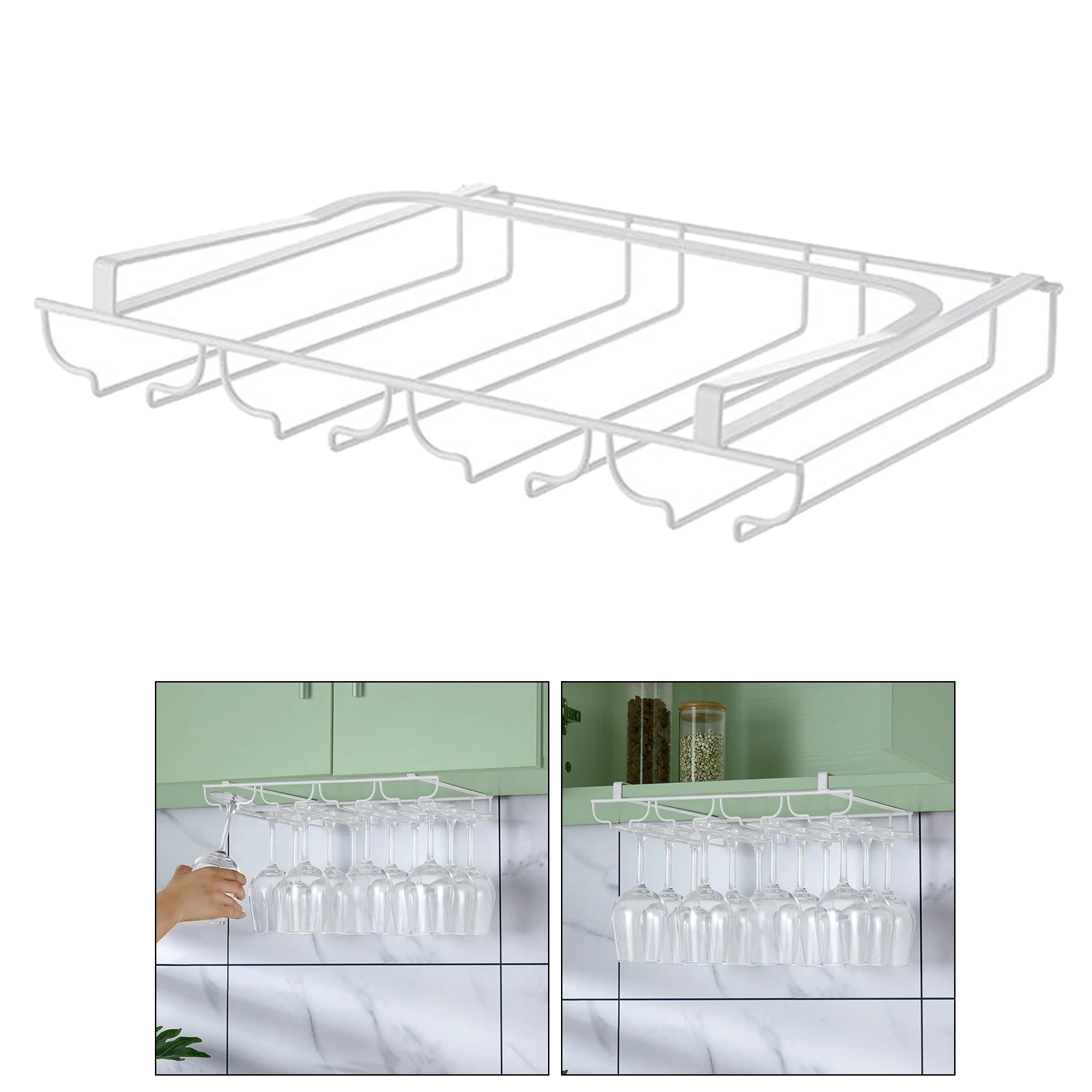 Стойка для Винных Бокалов подставка под шкаф держатель бокалов кухни и