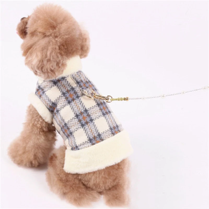 Роскошная Одежда для собак 2020 маленький теплый зимний свитер с изображением