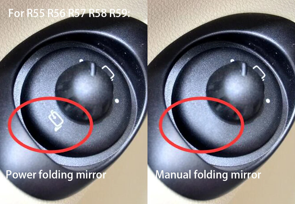 Зеркальные Чехлы для дверей и заднего вида 2 шт. Стайлинг автомобиля Mini Cooper S Clubman