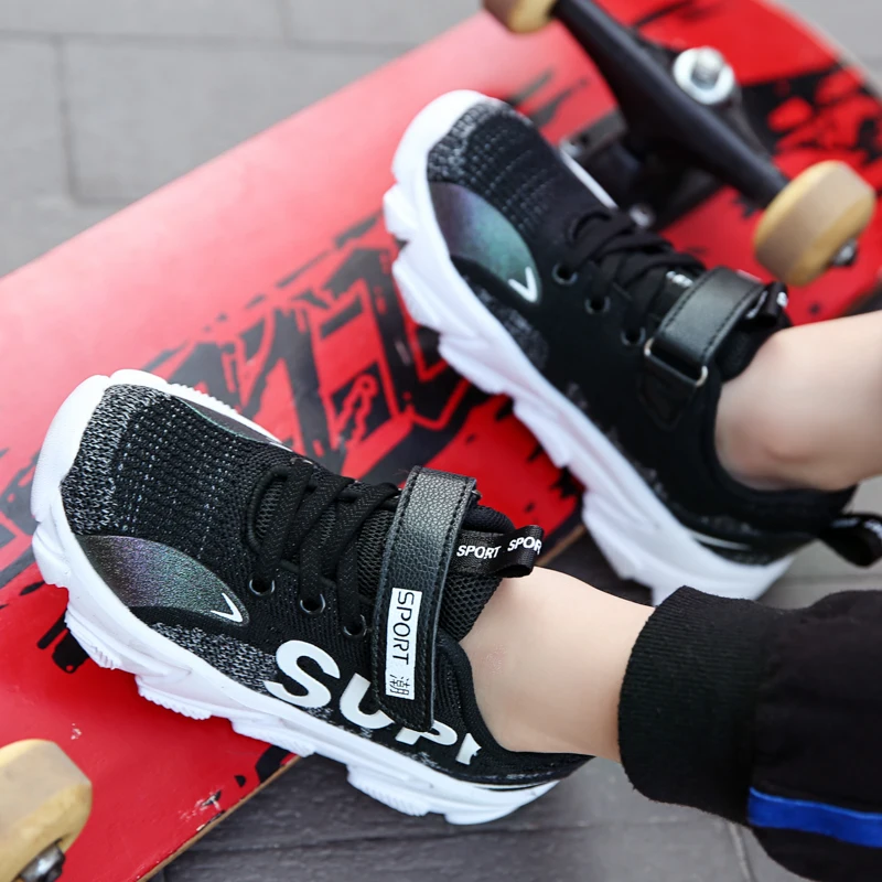 Детские кроссовки для бега легкие дышащие легкая прогулочная повседневная