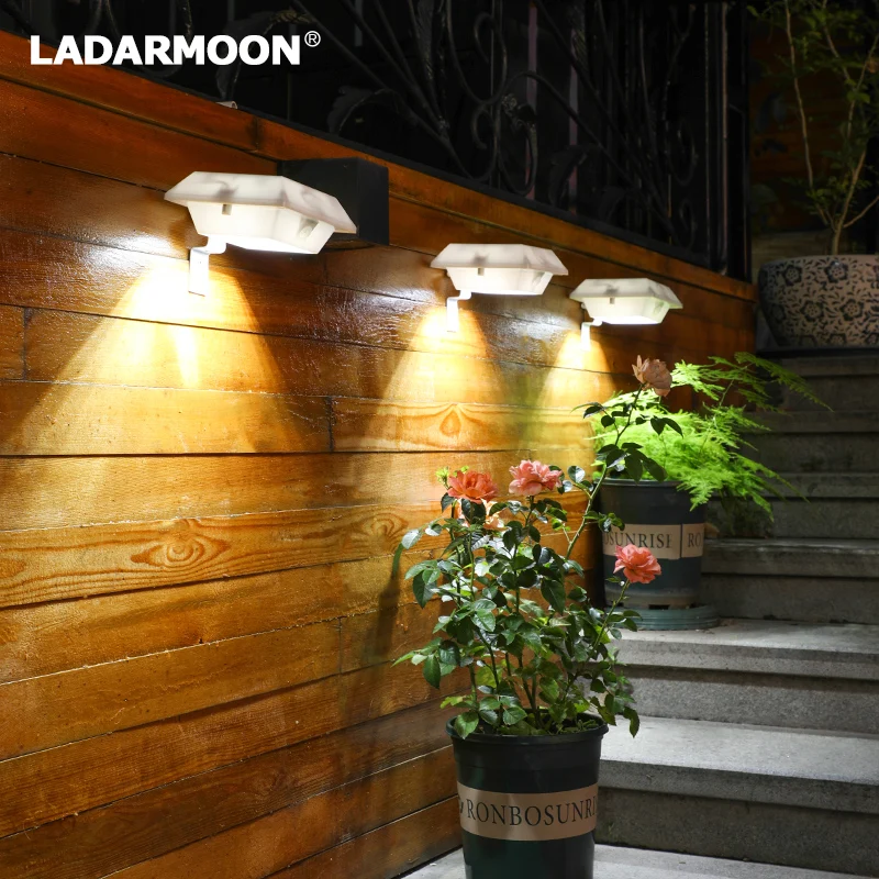 

Solar Fence Lights Outdoor Garden Decorative Lights Waterproof Wireless Decks Post Solar Lights for Patio, Stair, Pathway, Pool,