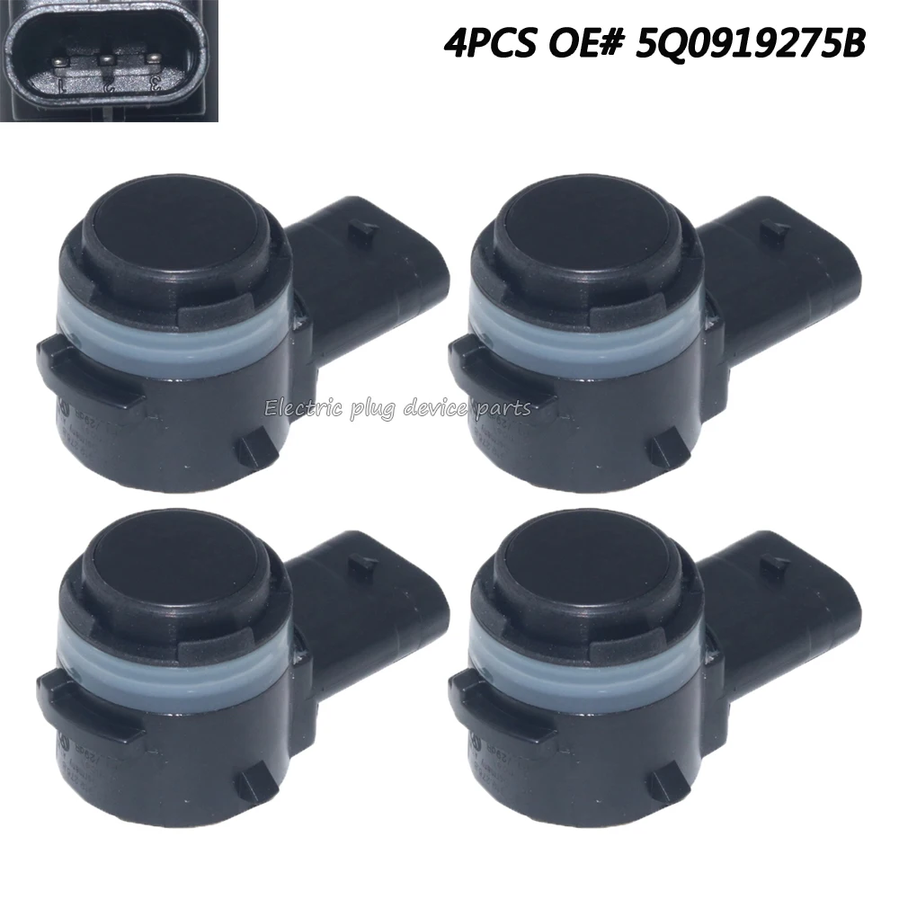 Датчик парковки OE # 5Q0919275B PDC для Audi A3 Q7 TT VW Golf VII Passat B8 Jetta Mk6 PORSCHE 991 SEAT Leon SKODA Fabia 4 шт.