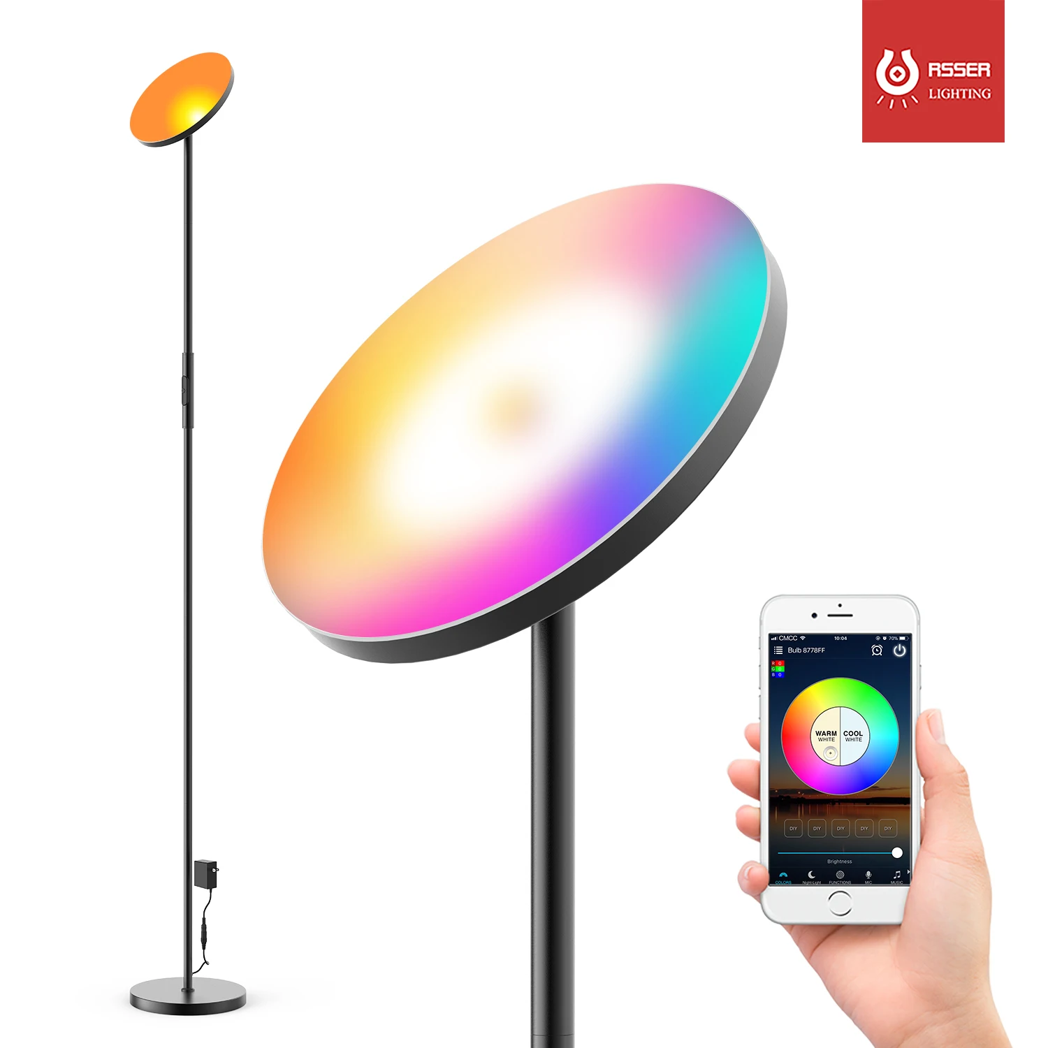

Современная светодиодная торшер Smart APP Magic Home(Wi-Fi Series) & Hao Deng (BT Mesh Series), стоячая лампа, 16 миллионов сменных цветов