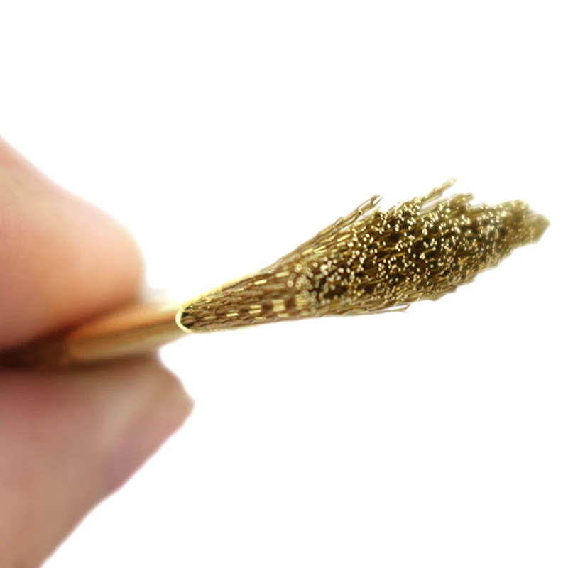 1 шт. щетка для чистки сверла ногтей Золотая портативная электрические