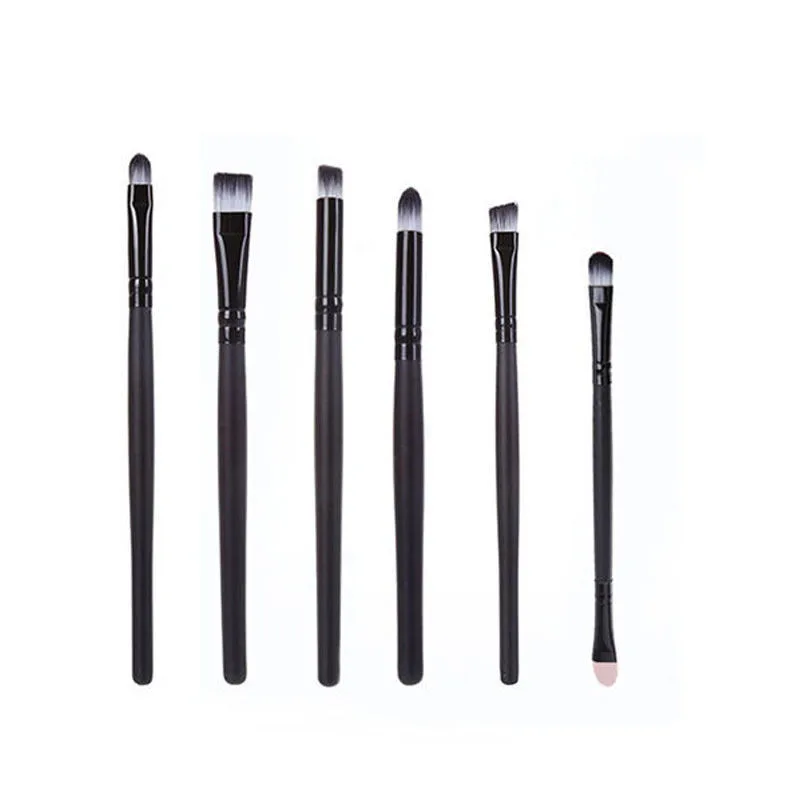 

High Quality 6PCS/SET Makeup Kit Cosmetics Brush Set Eyeshadow Eyeliner Feather Nose Smudge Tools Makeup Tools