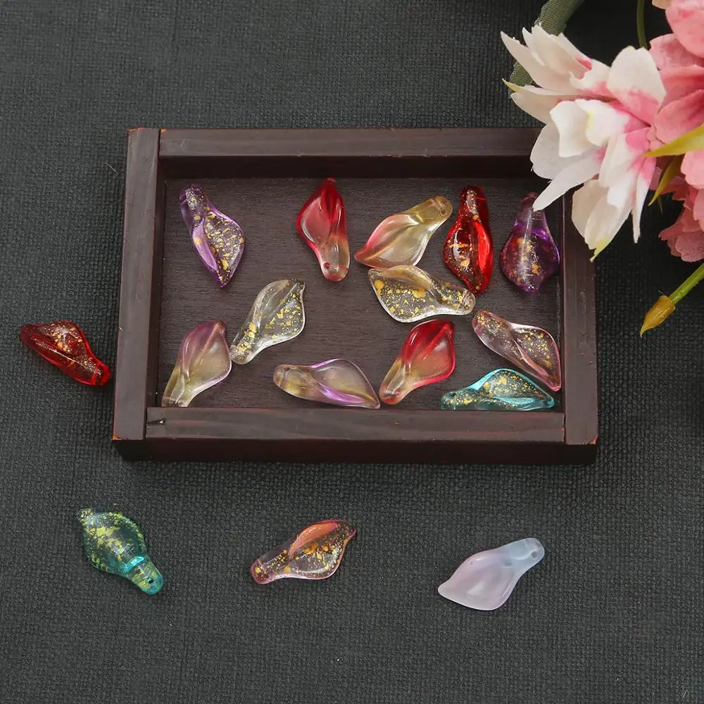 10 шт. Calla форма для лилии бусины в форме фонаря стеклянные изготовления ювелирных