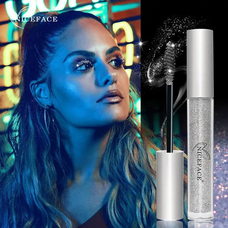 

Diamond Mascara Quick Drying Glitter Eyelash Long Lasting Waterproof Thick Lashes Eye Makeup Beauty Cosmetics Maquillaje TSLM1