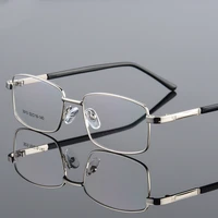 titanium alloy eyeglasses men ultra thick gold plated glasses frames for male eyewear spectacles presbyopic glasses frame