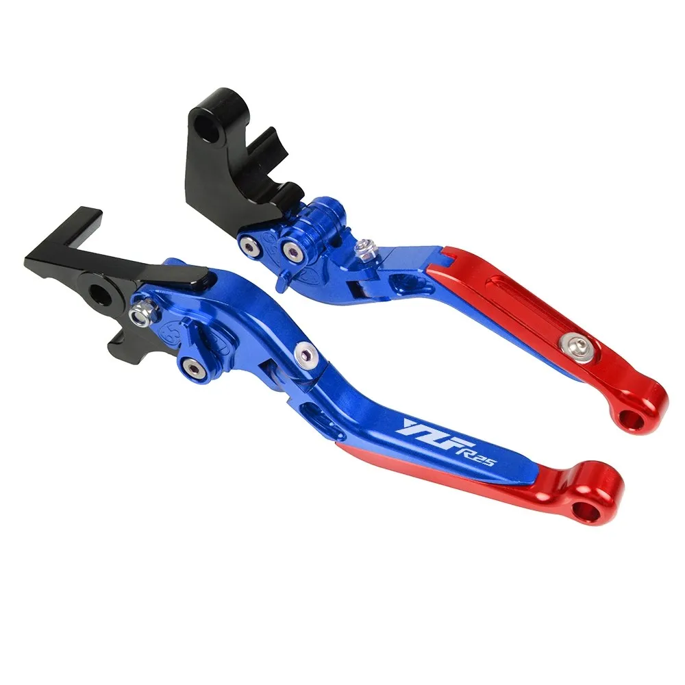 

Adjustable Foldable Extendable Motorcycle Handlebars Brake Clutch Lever For Yamaha YZF R25 R3 MT-03 MT-25