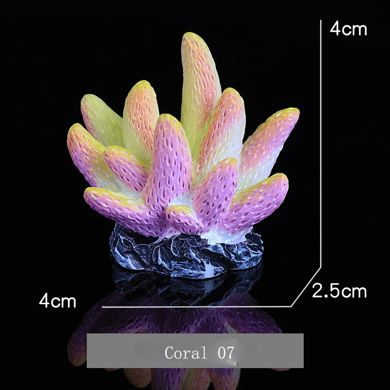 Мини эмульсионные украшения для аквариума в виде морской звезды кораллового
