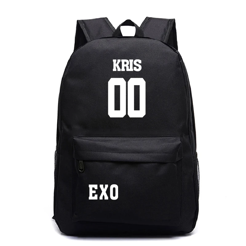 Hot Sale EXO Backpack Men Women Boys Girls Teens Rucksack Canvas School Fashion Laptop Bag Travel Galaxy | Багаж и сумки