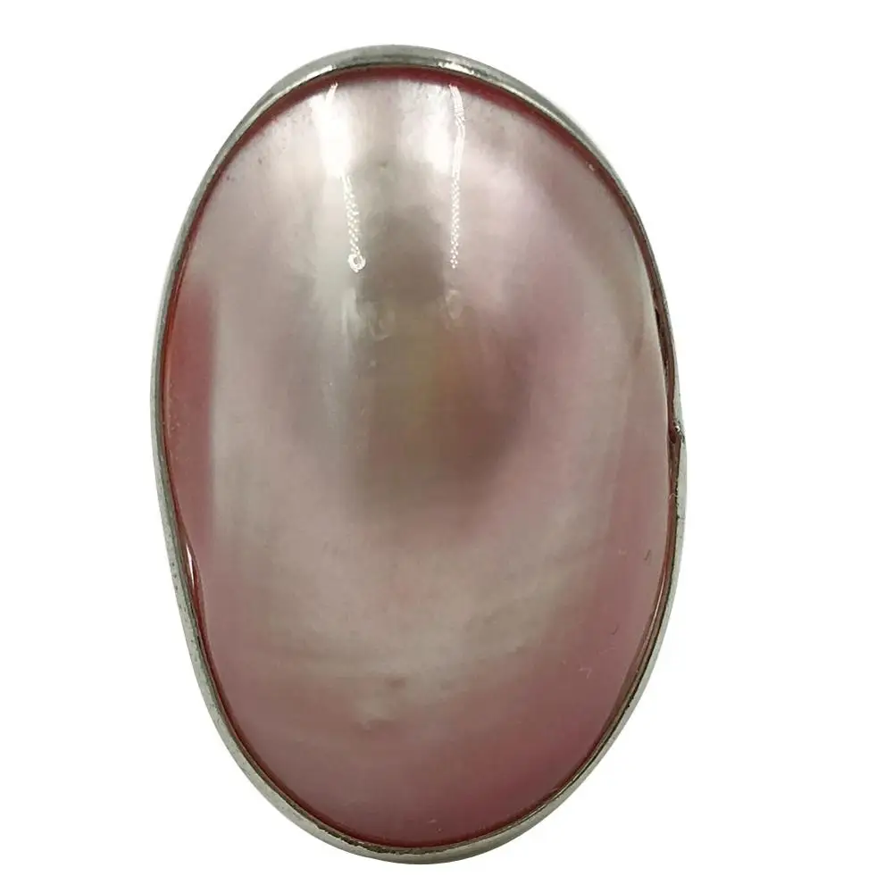 Бесплатная доставка красивое украшение розовое кольцо с жемчужной ракушкой