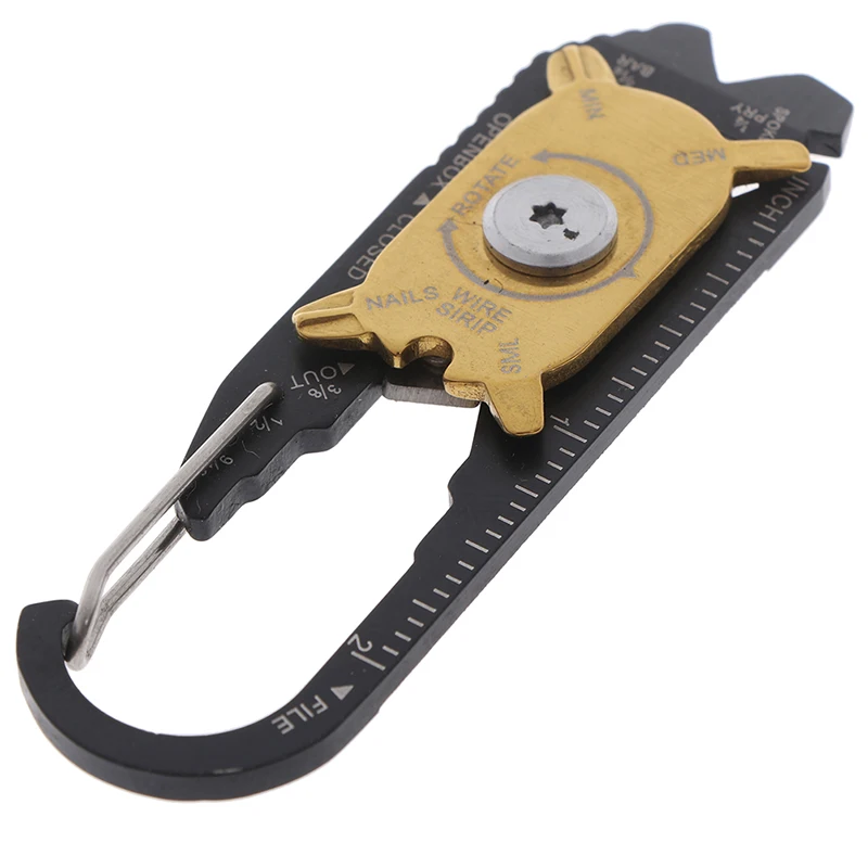 

1pc 20 In 1 Pocket Multi Tool Portable EDC Portable Mini Utility Keychain