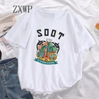 Модная футболка Wilbur Soot, женская летняя футболка в стиле Харадзюку, футболки большого размера, уличная одежда, футболки с графическим рисунком, топы с героями мультфильмов, Прямая поставка