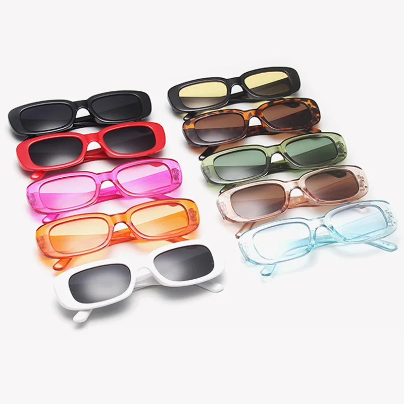 

2021 New Vintage Square Sunglasses Women Brand Designer Retro Sunglass Rectangle Sun Glasses Female UV400 Lens Eyewears
