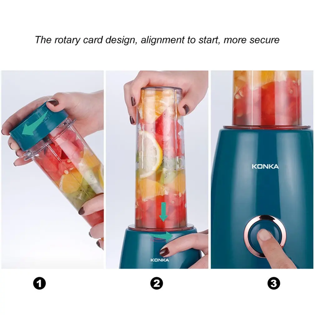 KONKA портативная Мини электрическая соковыжималка мелкомасштабная домашняя