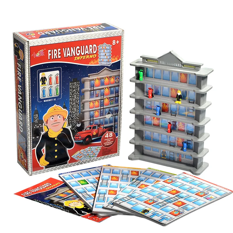 IQ UP series Fire Vanguard 3D Education Board game Imagination Children Logical Thinking Toy Family with gift toys |