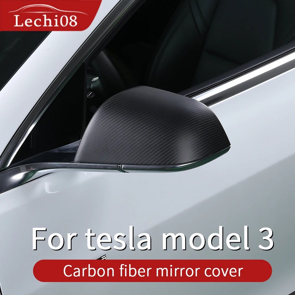 

Rear view mirror cover For Tesla model 3 accessories/car telsa model 3 model 3 tesla three tesla model 3 carbon/accessoires