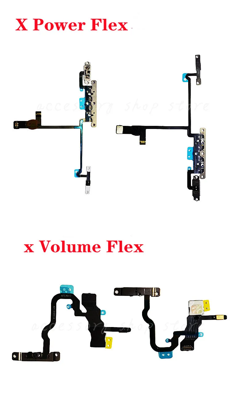 

Para iphone X,XS,XMAX,XR,11,11P,11PM.12,12P,12MINI,12PM botÃ³n de encendido Cable flexible reemplazo de montaje de cinta