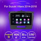 Четырехъядерный автомобильный Android 11 головное устройство для Suzuki Vitara GPS-навигация 2015 2016 2017 2018 2019 поддержка Carplay DVR OBD