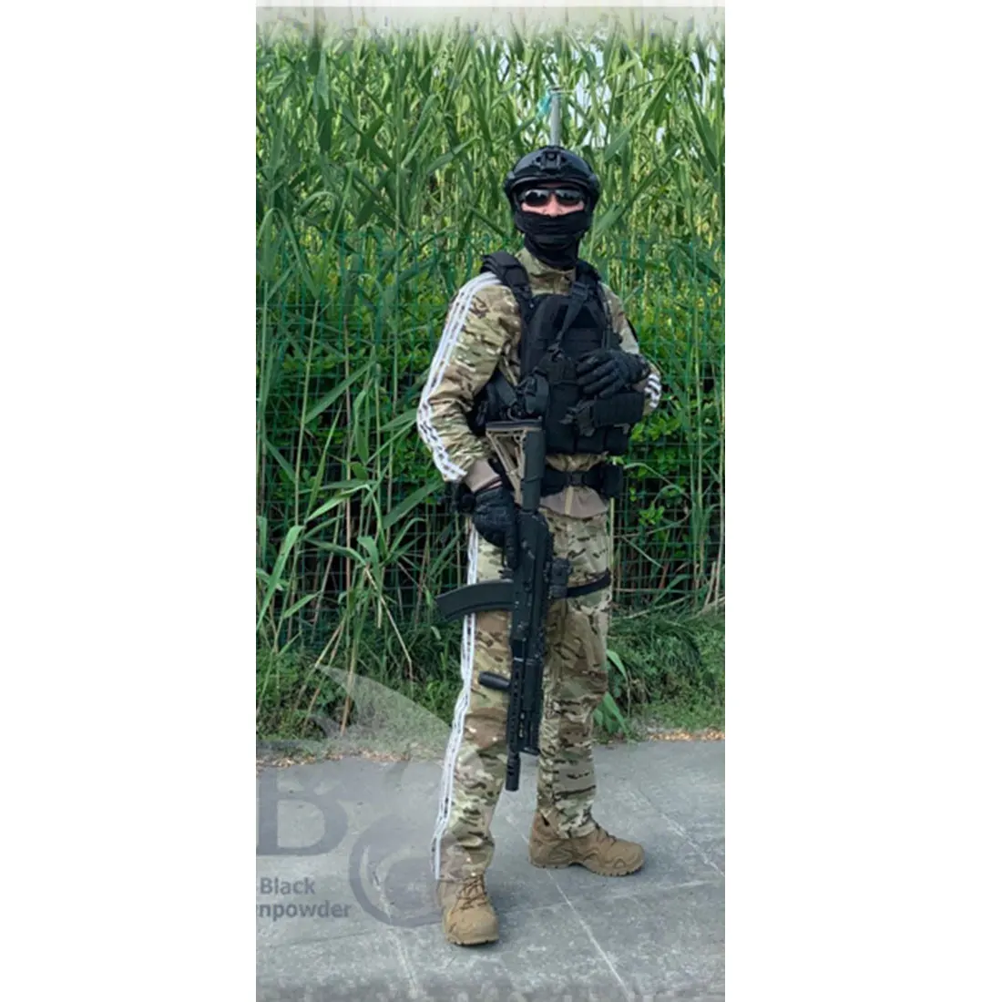 Gopnik стиль Тактические Спортивные брюки Боевая одежда-(только плоский подол) MC (XXL)