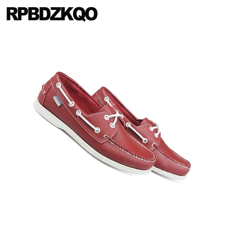 плоские твердый ретро повседневная новый большой размер Британский стиль