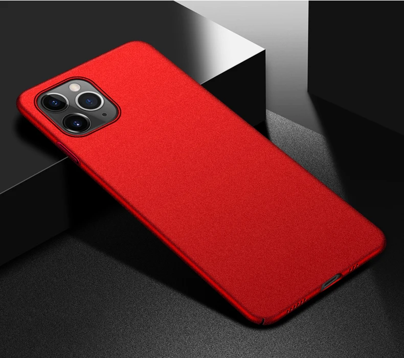 Для Iphone/11 11 Pro Max тонкий Песчаник жесткий-бампер для мобильного телефона чехол для Iphone XS Max XR X XS 8, 7, 6, 6S PLUS, полное покрытие матовый чехол