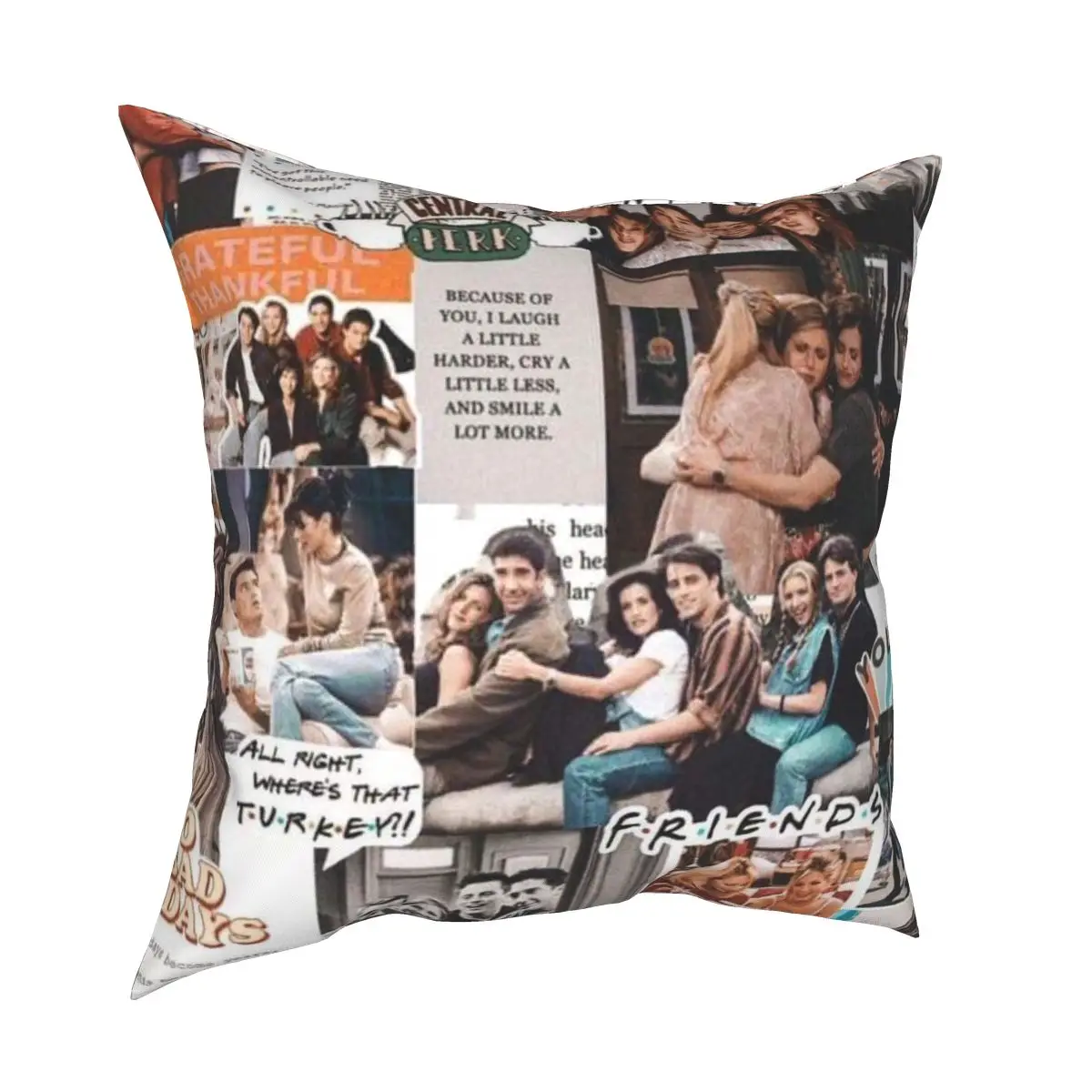 

Чехол с рисунком из ТВ-шоу друзья Подушка Чехол Мягкий чехол для подушки из полиэстера Декор Подушка Чехол покрытие автомобиля квадратный 40...