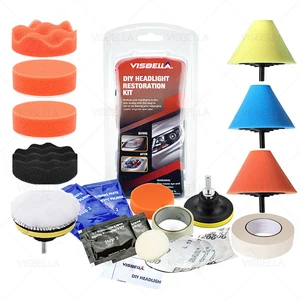 VISBELLA автомобильный налобный фонарь ремонт фар восстановление полировка обновление агент яркий белый для фара для Toyota очиститель ручные инструменты