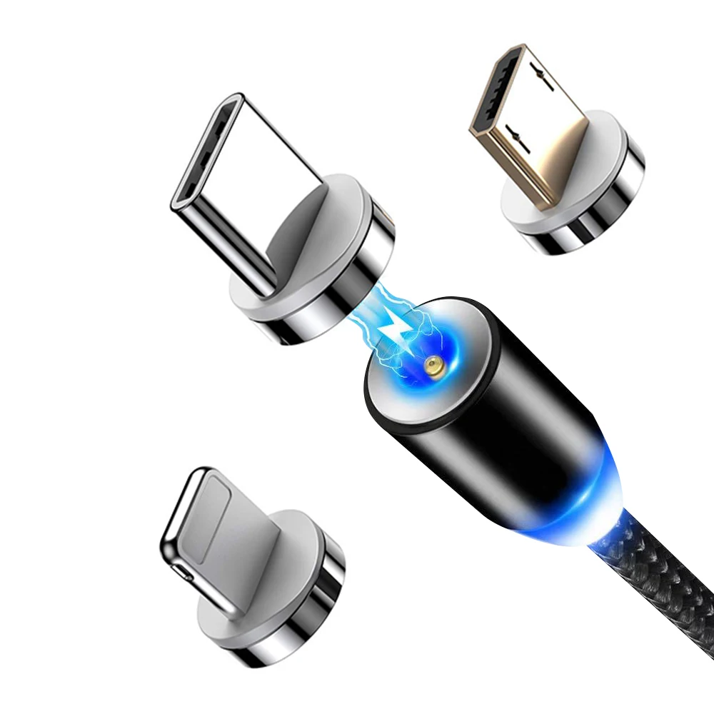 Магнитный адаптер Voteer USB Type-C/Micro/Lightning для телефонов iPhone/Android 5 В | Электроника