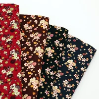 printed pure cotton quilting floral corduroy fabric for sew dress coat patchwork by the half meter cute ewha cloth