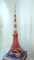 tokyo tower diy handcraft paper model kit handmade toy puzzles papercrafts