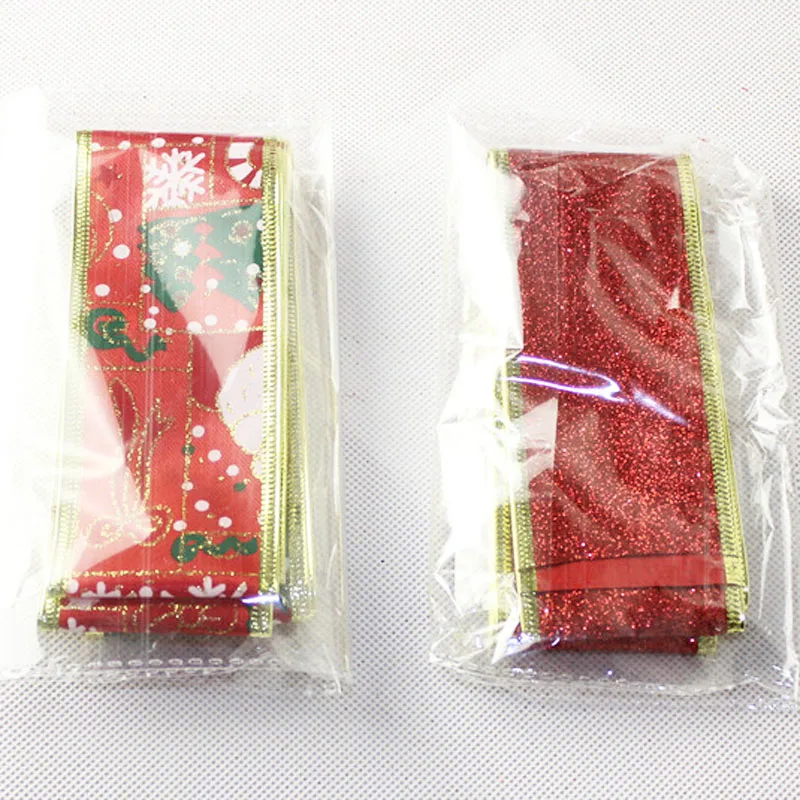 2 ярда блестящая Звезда лента из органзы с рисунком для DIY День рождения Рождество