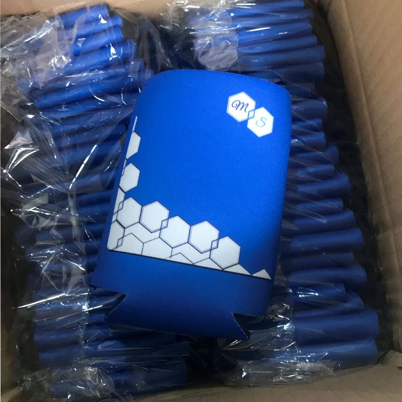 100 шт на заказ ваш логотип неопреновые банки-охладители многоцветные складные